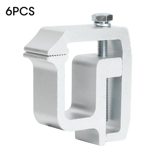 Truck Cap Mounting 6pcs Professional Truck Retaining Clamps 2in Throat Depth Alloy Steel Truck Cap Topper Campers Mounting Clips